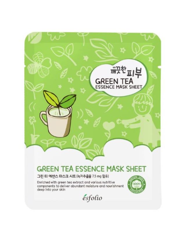 Esfolio Green Tea Essence Mask Sheet edamama